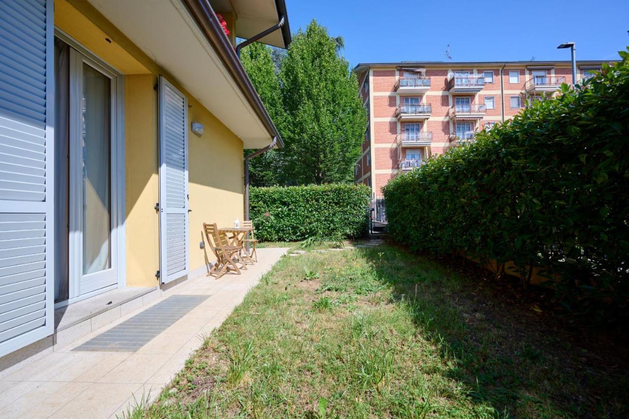 La Casa Dei Tigli - Bilocale Con Taverna E Giardino Apartman Gorgonzola Kültér fotó